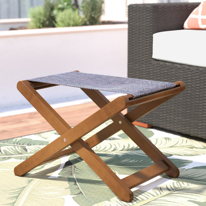 Beachcrest Home Mallie Sling Outdoor Ottoman & Reviews Wayfair